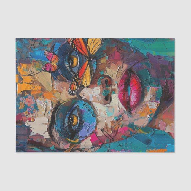 Abstract Beauty7 Tissue Paper (Front)