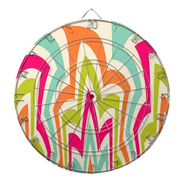 Abstract Beauty Dartboard (Front)