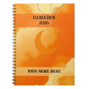 Abstract Beige Islamic Notebook