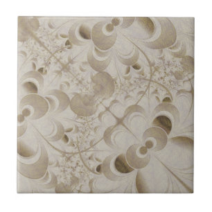 Abstract beige pattern tile