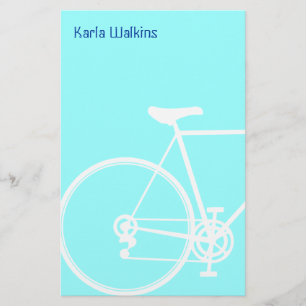 Abstract bicycle Stationery