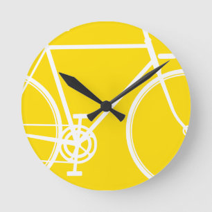 Abstract Bicycle Wall Clock