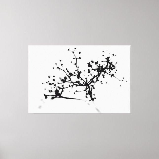Abstract Biochemistry Canvas Print (Front)