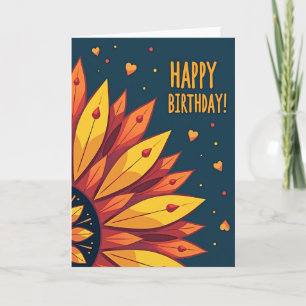 Abstract Birthday Card