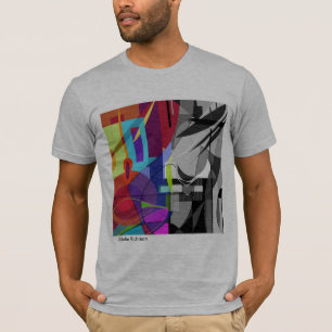 Abstract Black and Cool Colours T Shirt