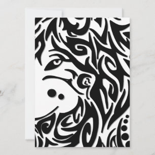 Abstract Black and white Event Invitation