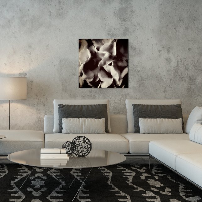 Abstract Black and White Floral Poster (Creator Uploaded)