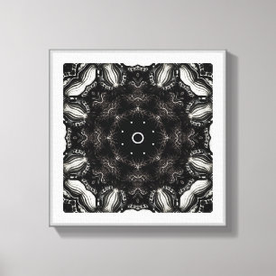 Abstract Black and White Home Decor Wall Art