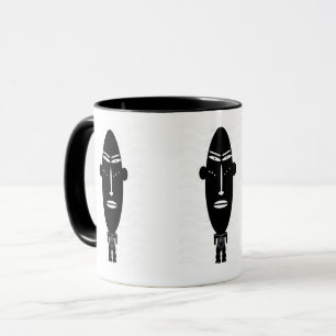 Abstract Black and White Modern Art Mug