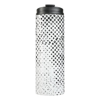 Abstract black and white vintage background. Monoc Thermal Tumbler
