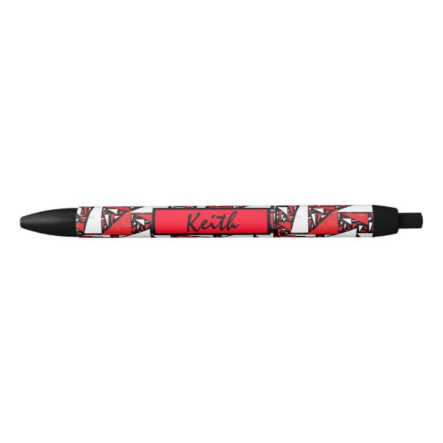 Abstract Black Ink Pen (Front)