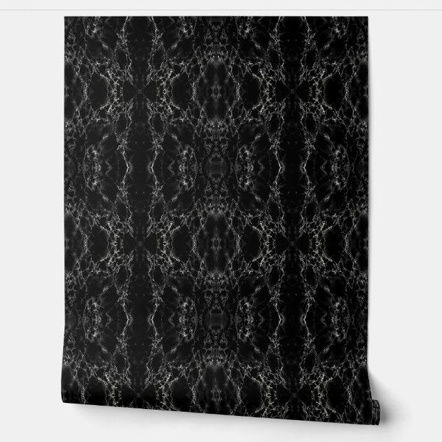 Abstract Black Marble Design Wallpaper (Unrolling)