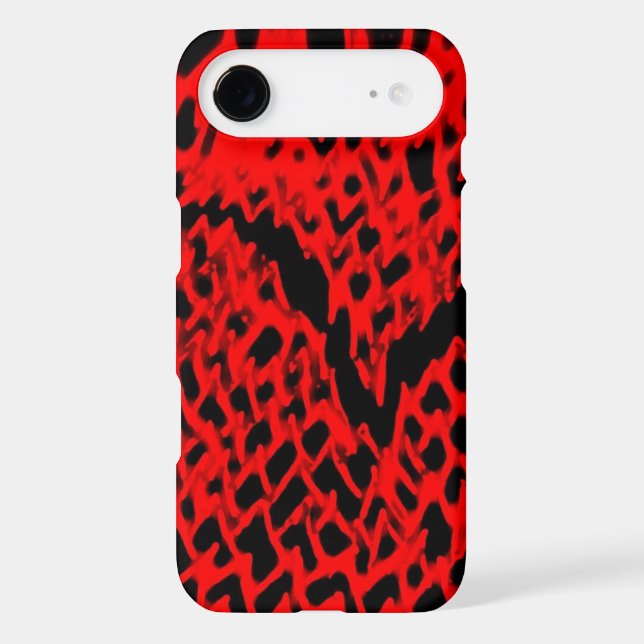 Abstract Black/Red Design #9 Case-Mate Samsung Galaxy Case (Back)