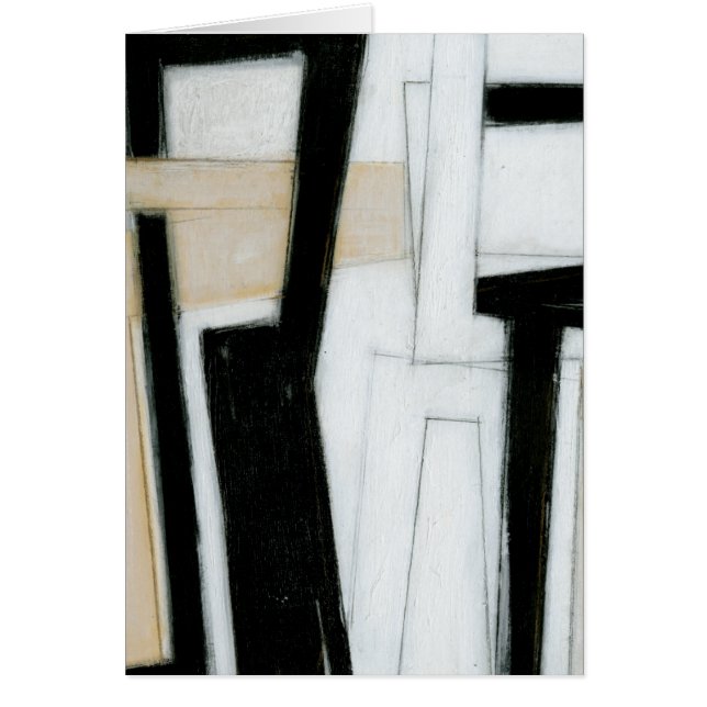 Abstract Black & White Painting (Front)