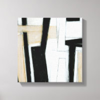 Abstract Black & White Painting