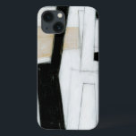 Abstract Black & White Painting iPhone 13 Case<br><div class="desc">Norman Wyatt created this subtle black and white abstract painting. The white of the piece makes the black stand out more than normal,  and the thick lines give the work a hectic feeling. Purchase one now!</div>