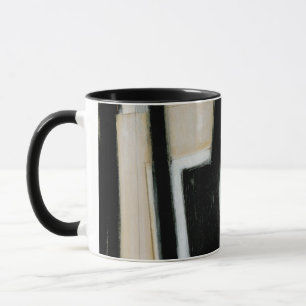 Abstract Black & White Painting Mug