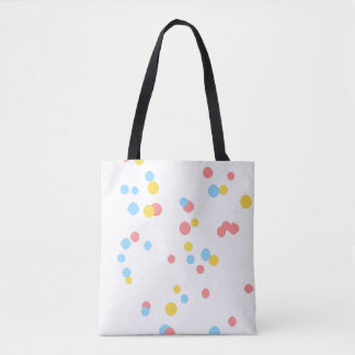 Abstract Bloom – All-Over Artistic Floral Tote Bag