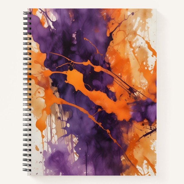 Abstract Bloom Notebook (Front)