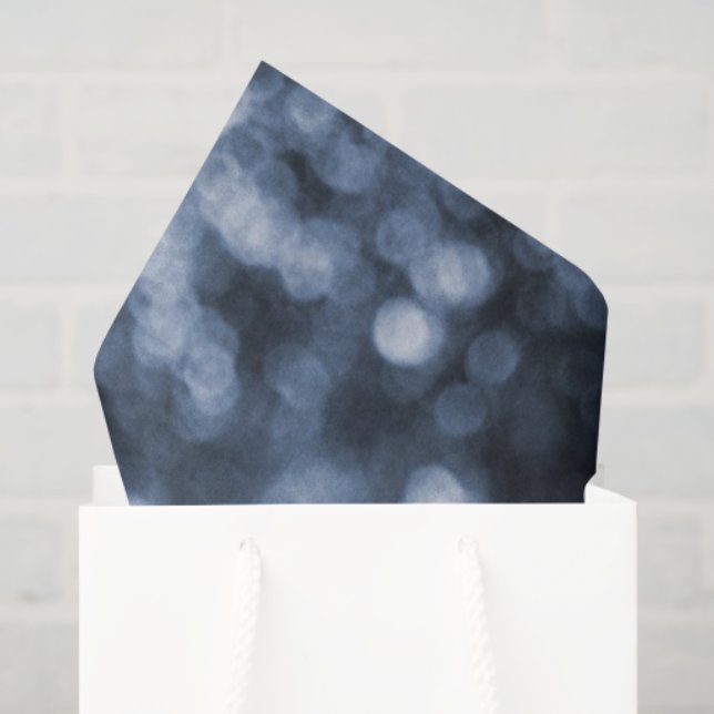 Abstract Blue Bokeh Tissue Paper (Gift Bag)