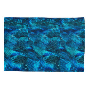 Abstract Blue Brushstrokes Pillowcase