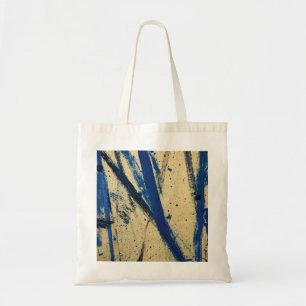 Abstract Blue Budget Tote Bag