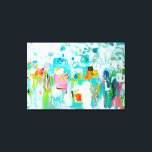 Abstract Blue Canvas Print<br><div class="desc">Abstract Blue by Karen Fields</div>