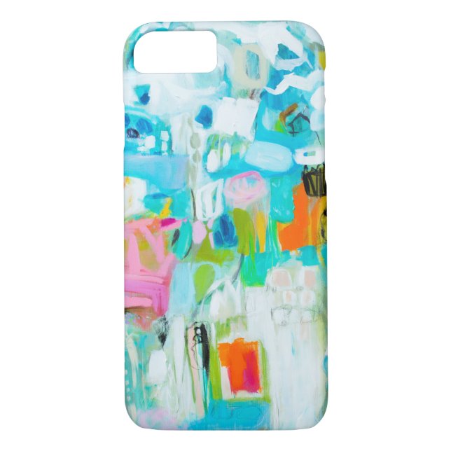 Abstract Blue Case-Mate iPhone Case (Back)