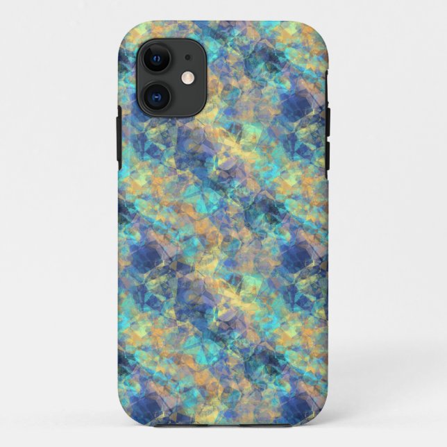 Abstract Blue Case-Mate iPhone Case (Back)