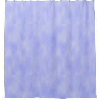 Abstract Blue Clouds Shower Curtain