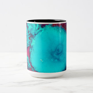 Abstract Blue Coffee Mug