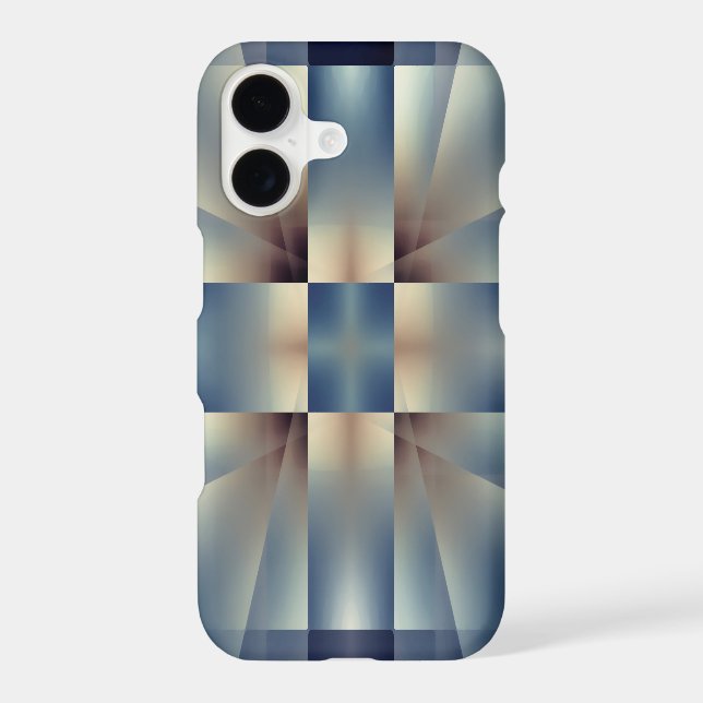 Abstract blue cross pattern (Back)