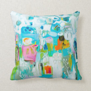 Abstract Blue Cushion