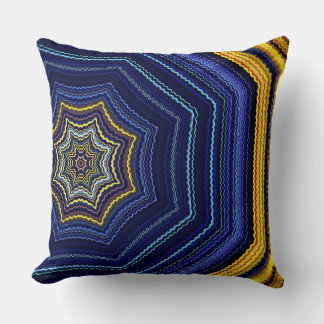 Abstract Blue Cushion