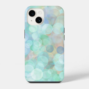 Abstract Blue Digital Pour Painting iPhone 14 Case