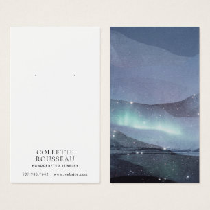 Abstract Blue Earring Jewellery Display