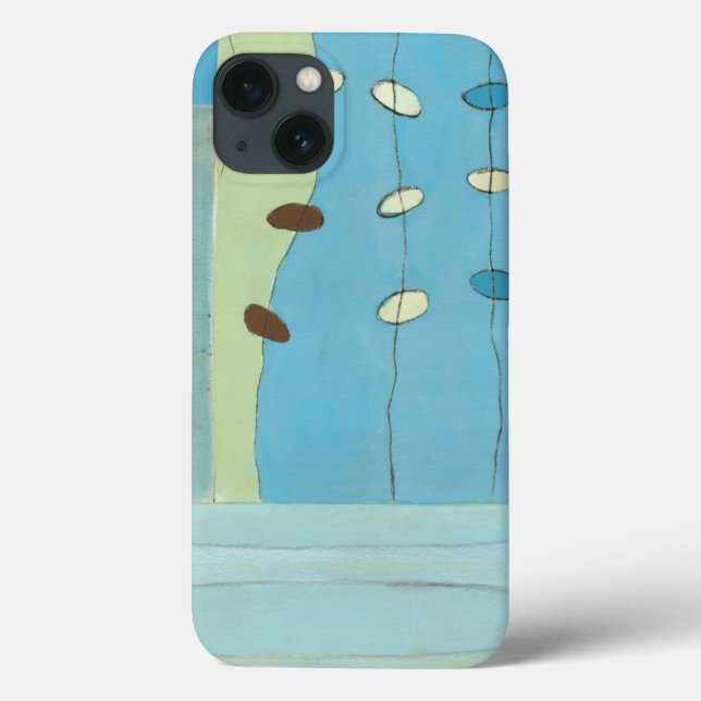 Abstract Blue Egg Parade Case-Mate iPhone Case (Back)