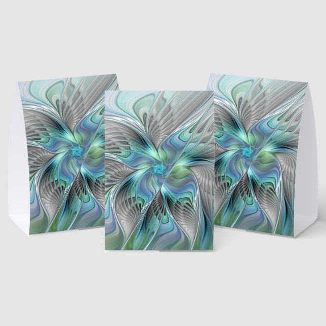 Abstract Blue Green Butterfly Fantasy Fractal Art (Insitu(Multi))