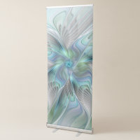 Abstract Blue Green Butterfly Fantasy Fractal Art