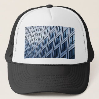 Abstract Blue Grey Windows Trucker Hat