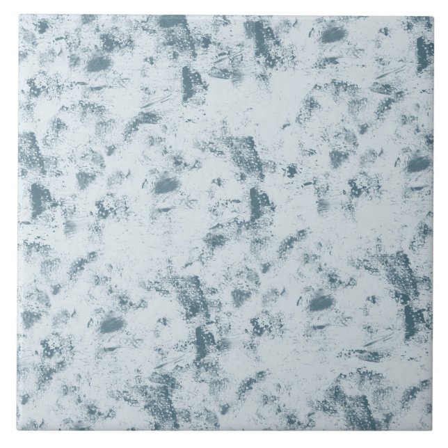 Abstract Blue Grunge Tile (Front)