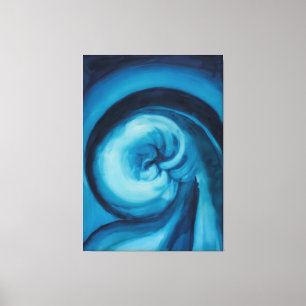 Abstract  Blue I   Georgia O'Keeffe Canvas Print