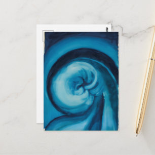 Abstract Blue I Georgia O'Keeffe Postcard