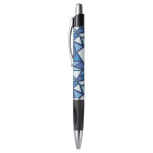 Abstract Blue Ice Crsytal Pattern