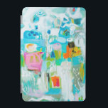 Abstract Blue iPad Mini Cover<br><div class="desc">Abstract Blue by Karen Fields</div>