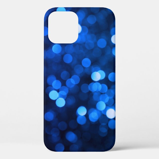 Abstract blue light dots Case-Mate iPhone case (Back)
