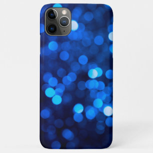 Abstract blue light dots iPhone 11 pro max case