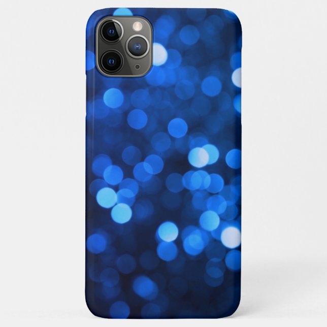 Abstract blue light dots Case-Mate iPhone case (Back)