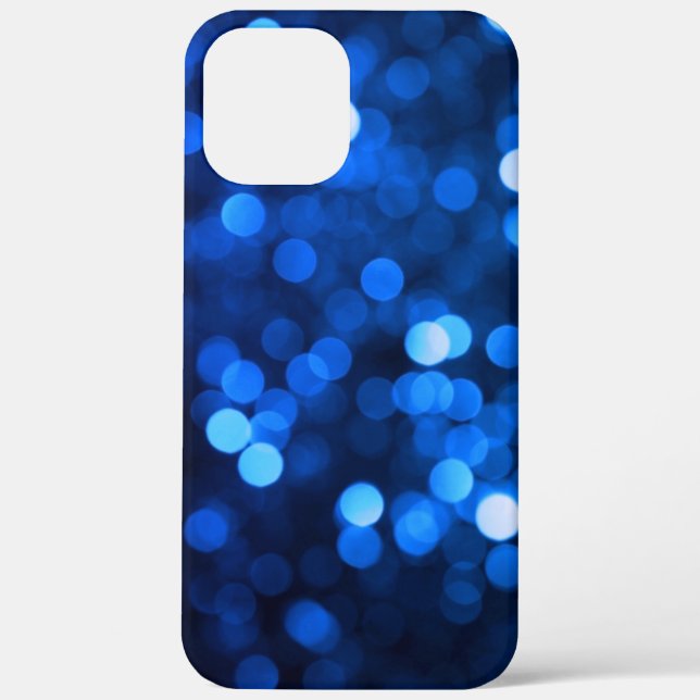 Abstract blue light dots Case-Mate iPhone case (Back)