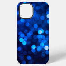 Abstract blue light dots